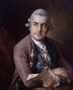 Thomas Gainsborough Portrait of Johann Christian Bach oil on canvas